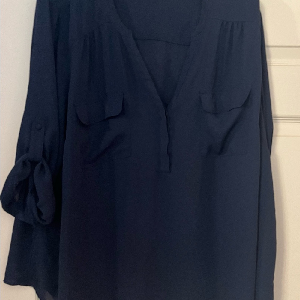 Torrid Harper 3/4 sleeve Blouse Sz 3